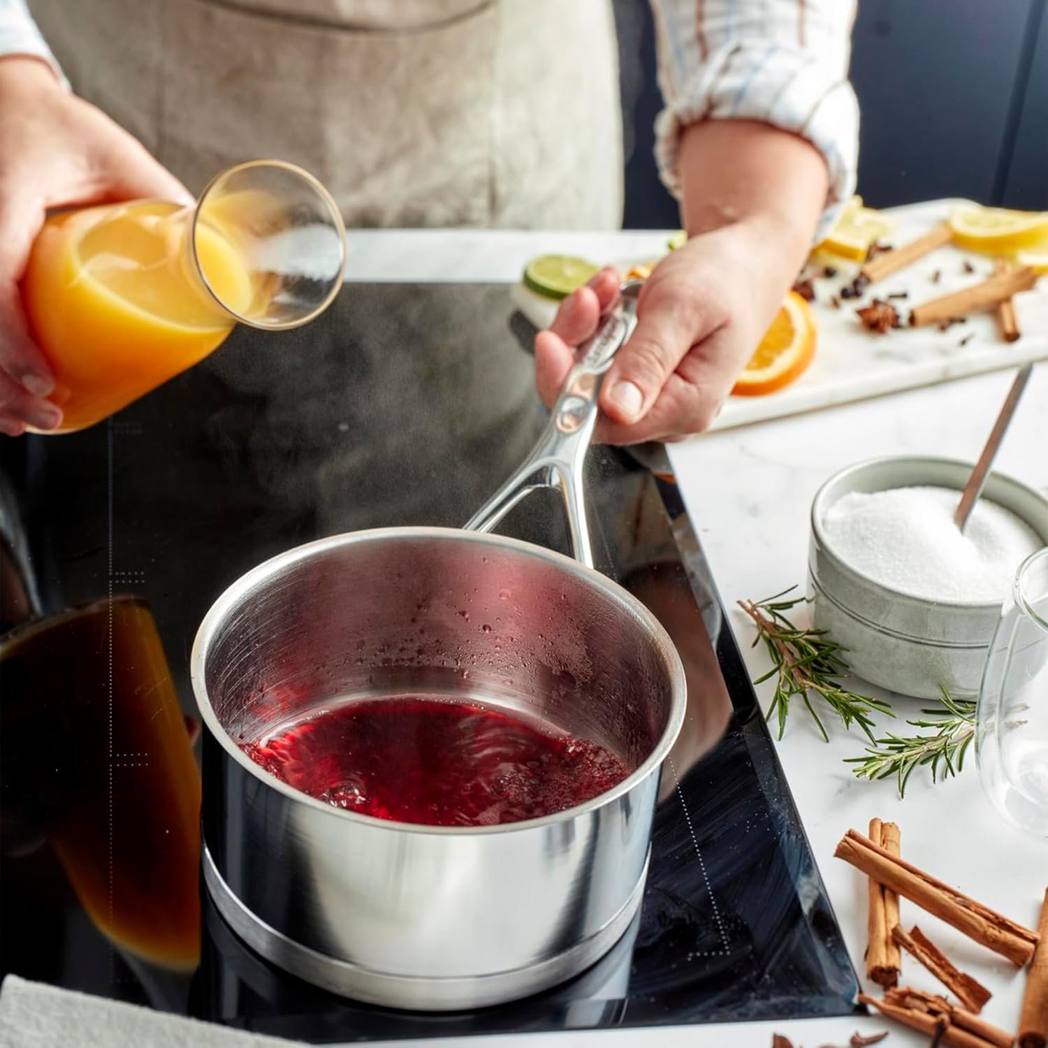 Demeyere Atlantis-Cacerola con tapa 3.2 cuartos de g. 1