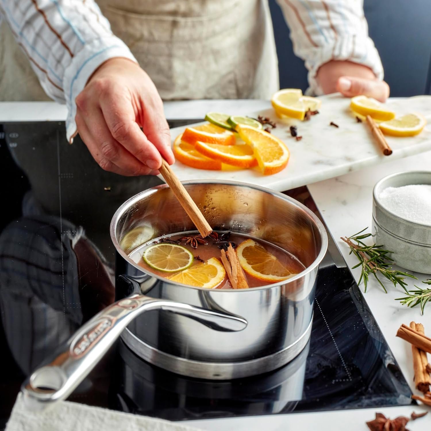 Demeyere Atlantis-Cacerola con tapa 3.2 cuartos de g. 3