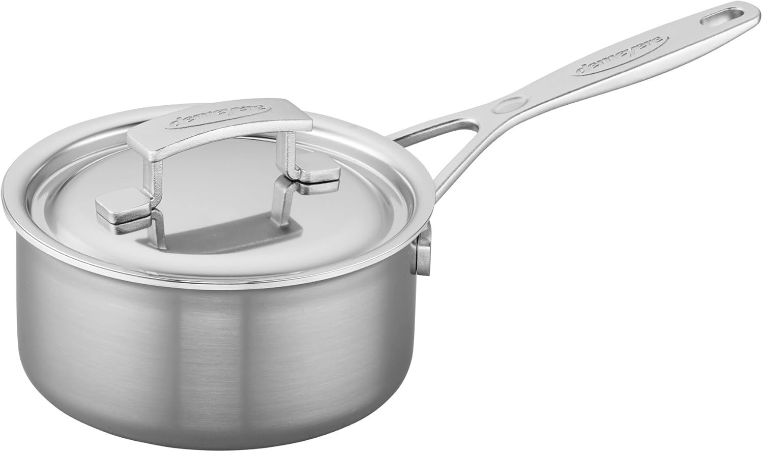 Demeyere Cazo industrial de acero inoxidable de 5 capas de 1.5 cuartos