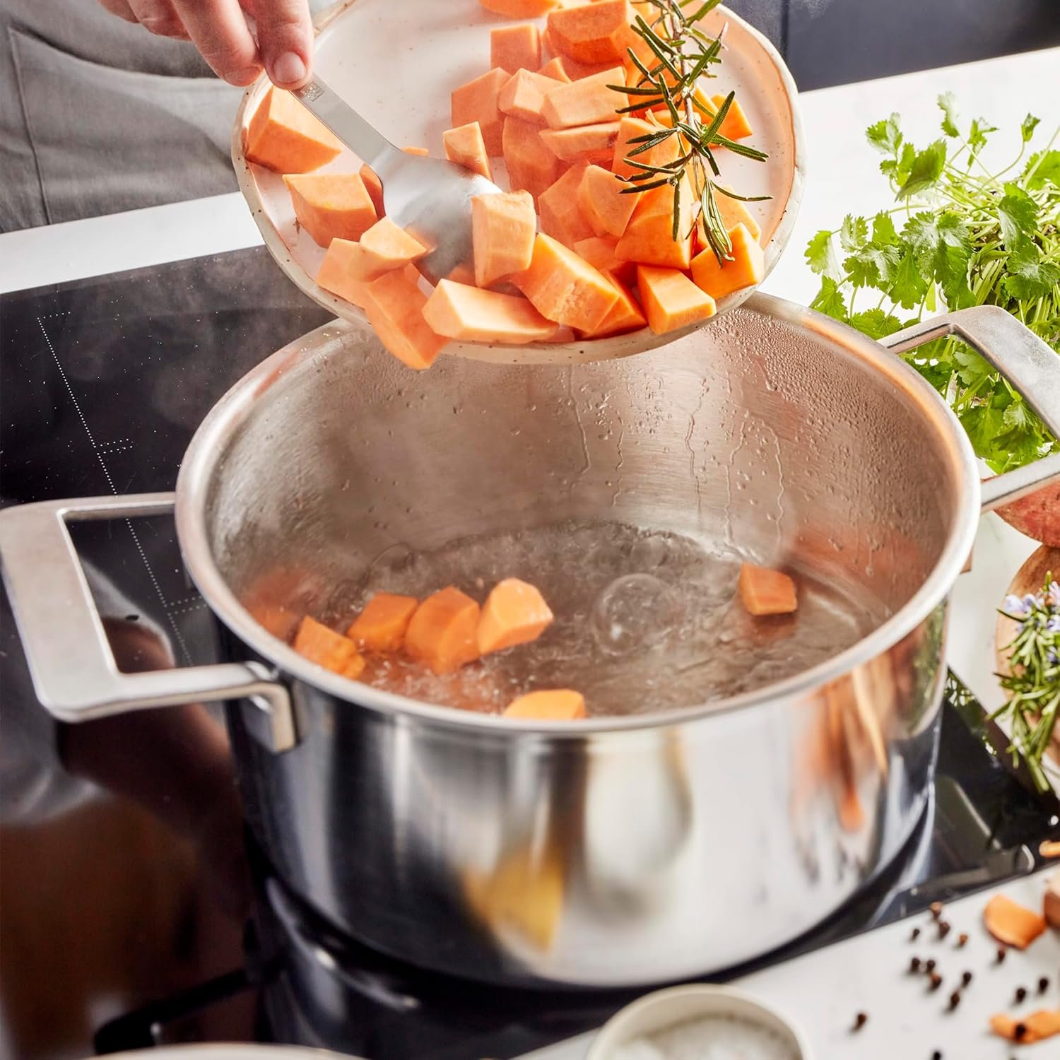 Demeyere Horno Industrial de acero inoxidable de 5.5 cuartos de g. 1