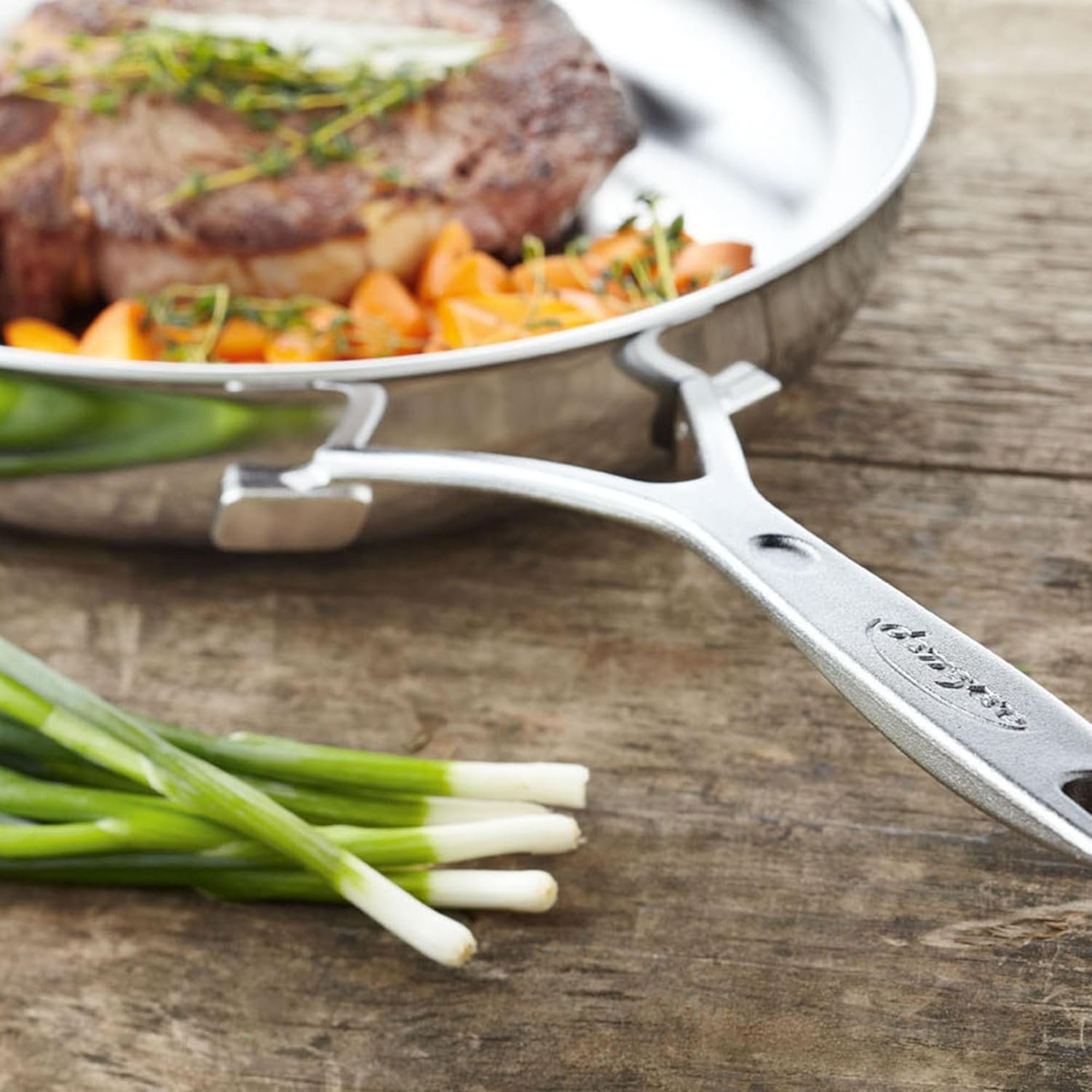 Demeyere Industry- sart. de acero inoxidable de 5 capas y 9.5 pulgadas.1