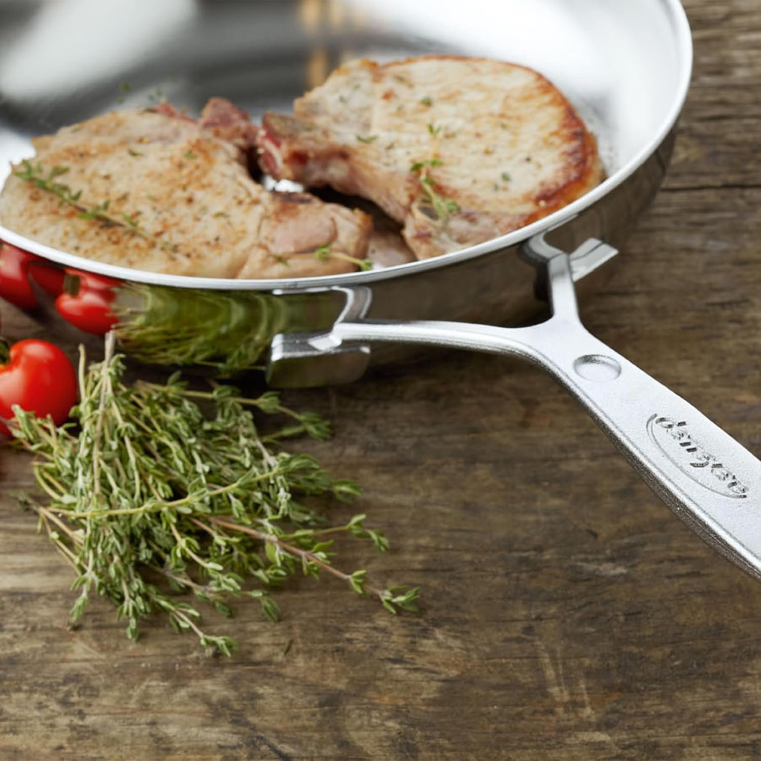 Demeyere Industry- sart. de acero inoxidable de 5 capas y 9.5 pulgadas.2