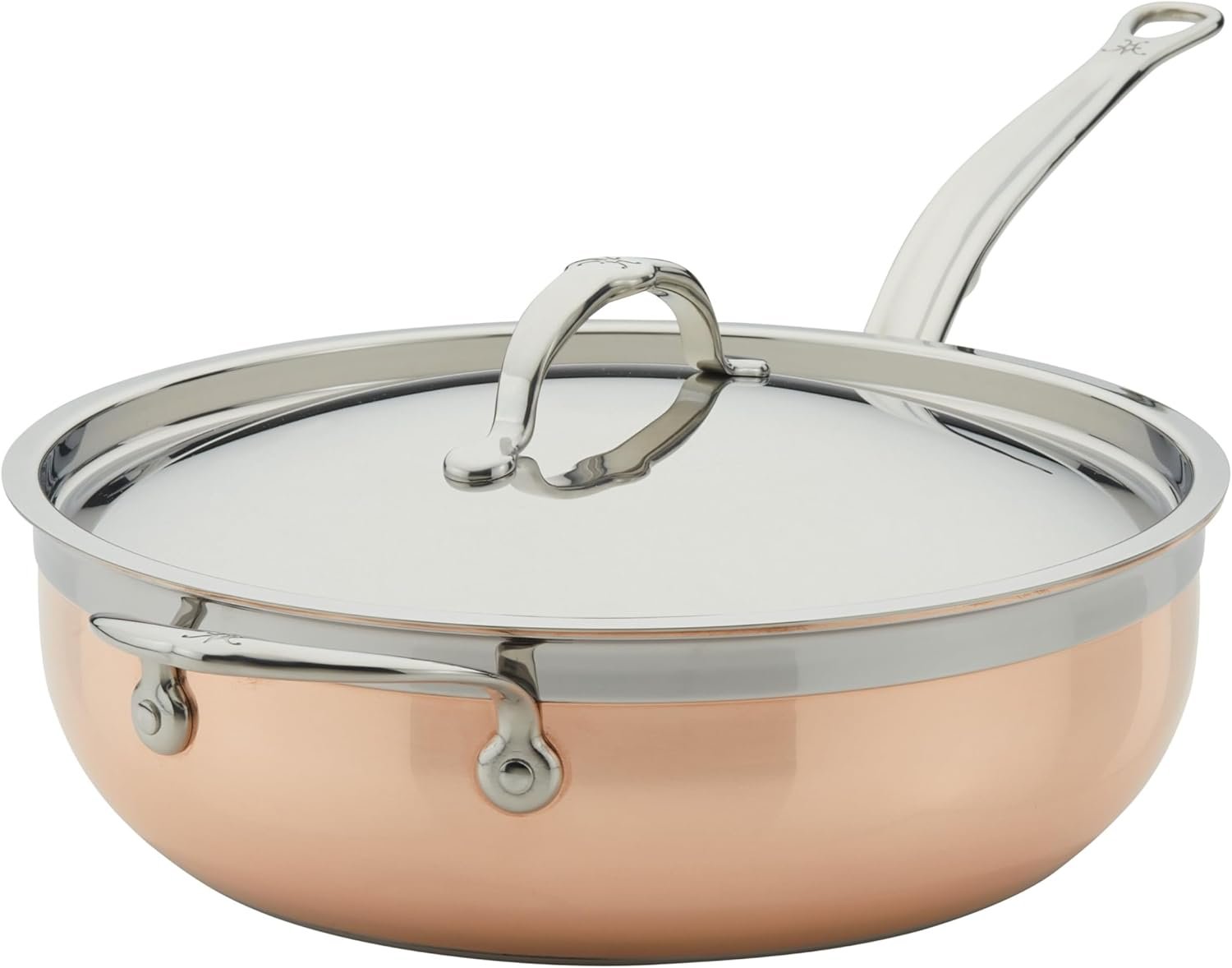 Hestan-CopperBond- Sart. se cobre 100% puro, 5 cuartos de gal