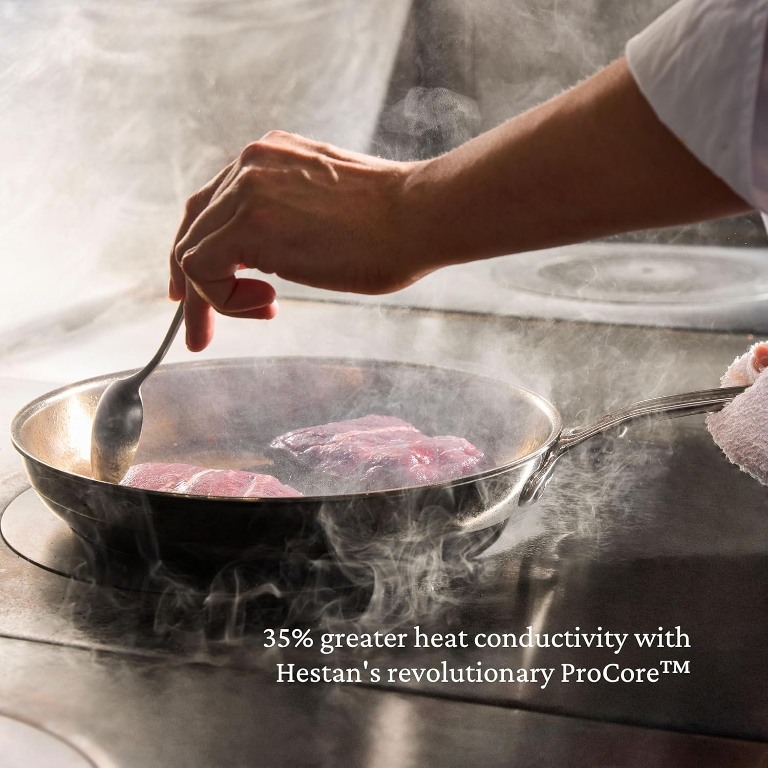 Hestan ProBond Luxe -juego de sartenes de 3 piezas 8.5 - 11 y 12.5 pulgadas.3