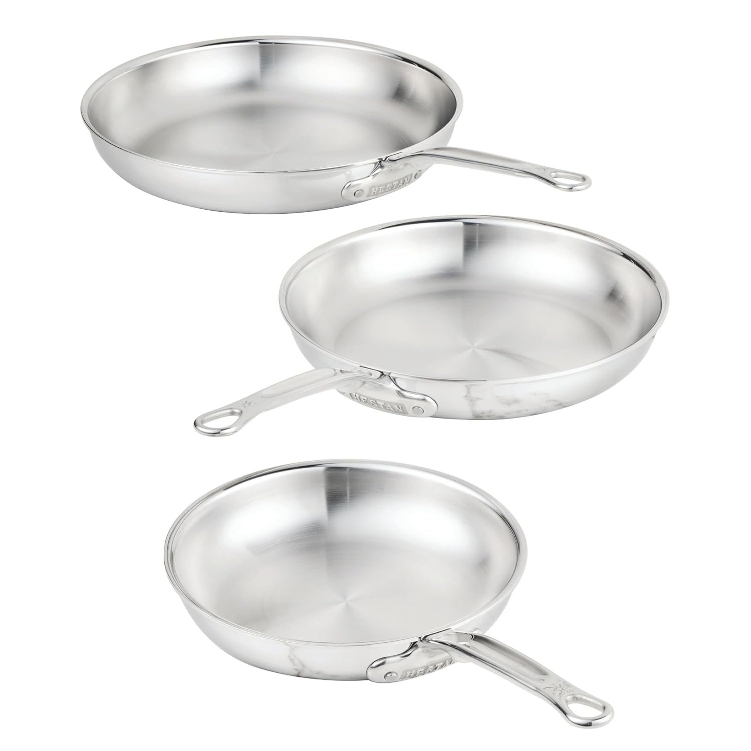 Hestan ProBond Luxe -juego de sartenes de 3 piezas 8.5 - 11 y 12.5 pulgadas