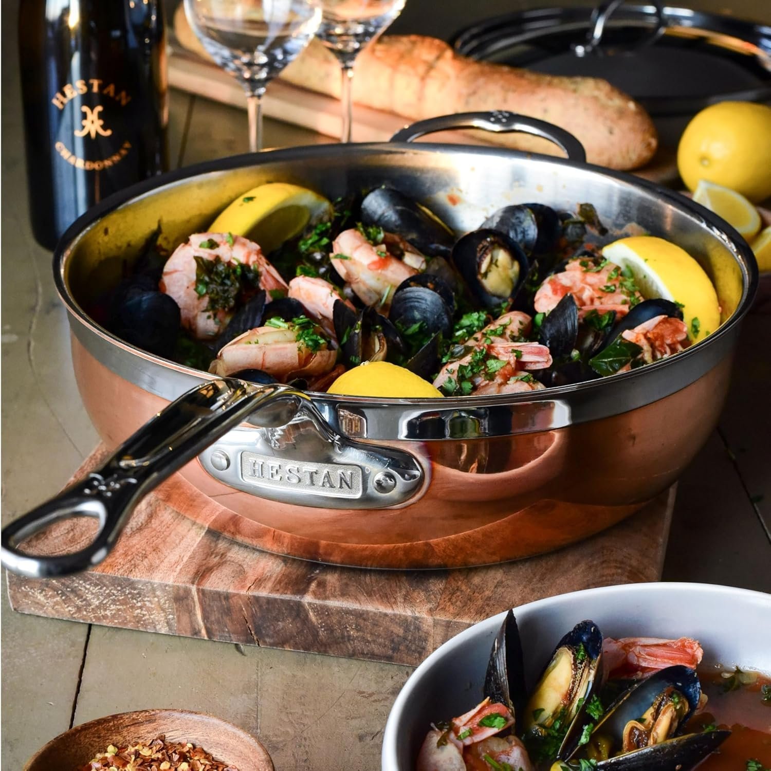 Hestan - Colección CopperBond - SARTEN esencial de cobre 100% puro 5 cuartos de g.2