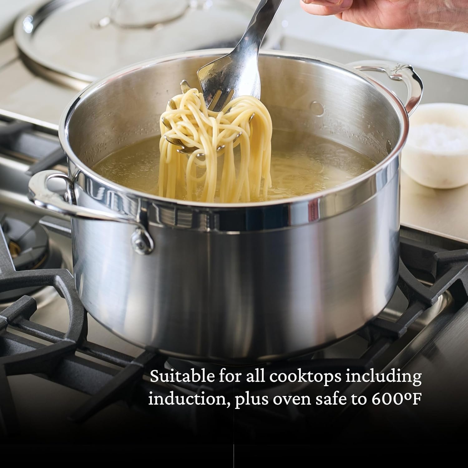 Hestan-ProBond olla de acero inoxidable 8 cuartos de galon.6