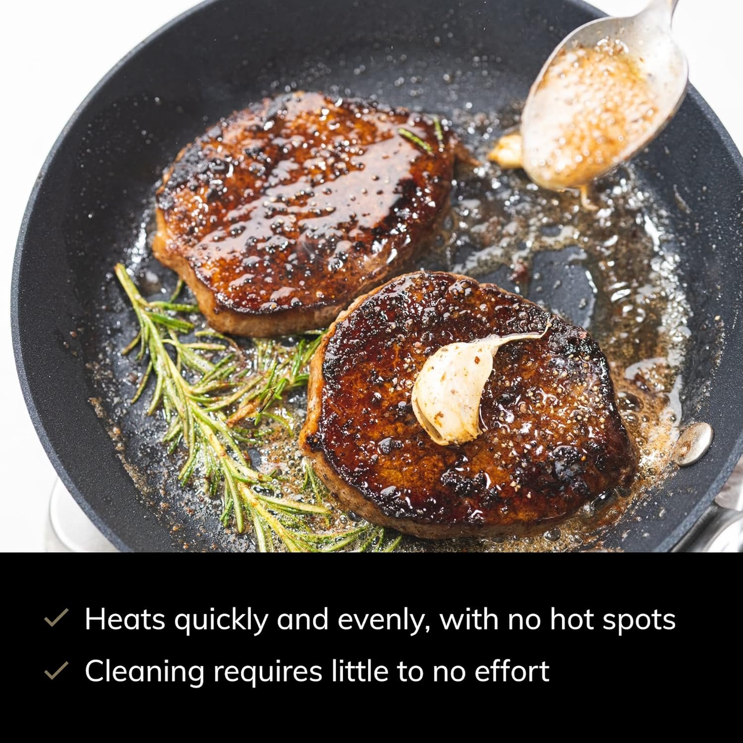 Scanpan Pro IQ - Juego de 2 sartenes antiadherentes (incluye sartenes de 9.5 y 11 pulgadas), compatible con todas las estufas, l.4