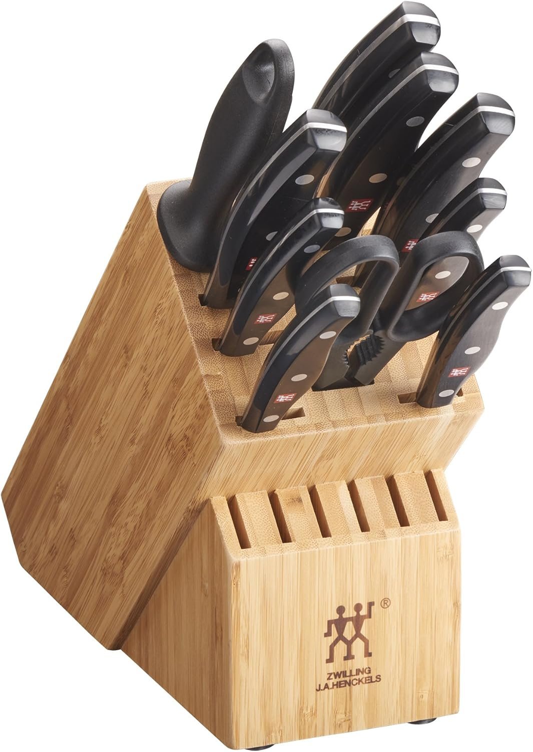 Juego de cuchillos Zwilling Twin Signature de 11 piezas con bloque de madera