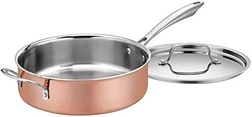 Cuisinart CTPG-11PC Juego de utensilios de cocina de cobre de tres capas de acero inoxidable de 11 piezas con núcleo de aluminio.5