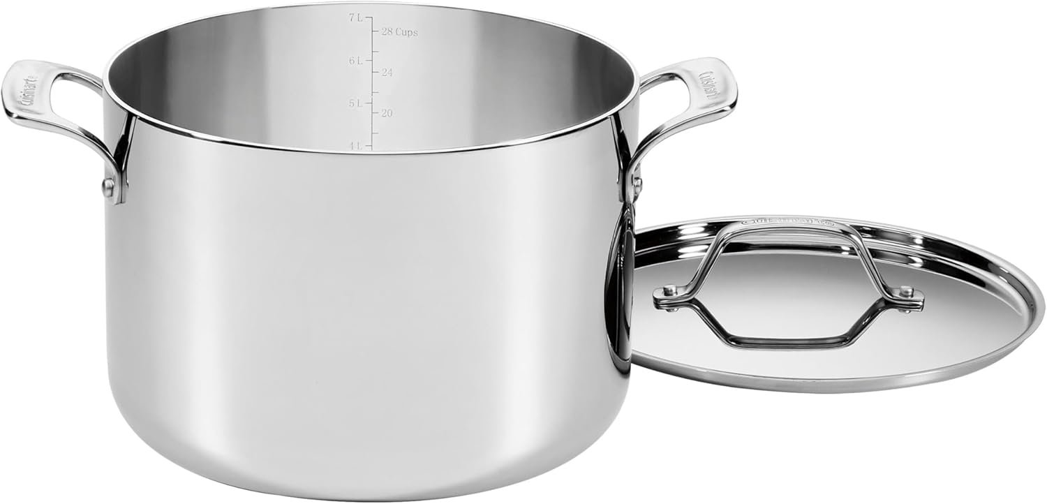 Cuisinart Juego de utensilios de cocina de 10 piezas de acero inoxidable de 5 capas con revestimiento perso.7