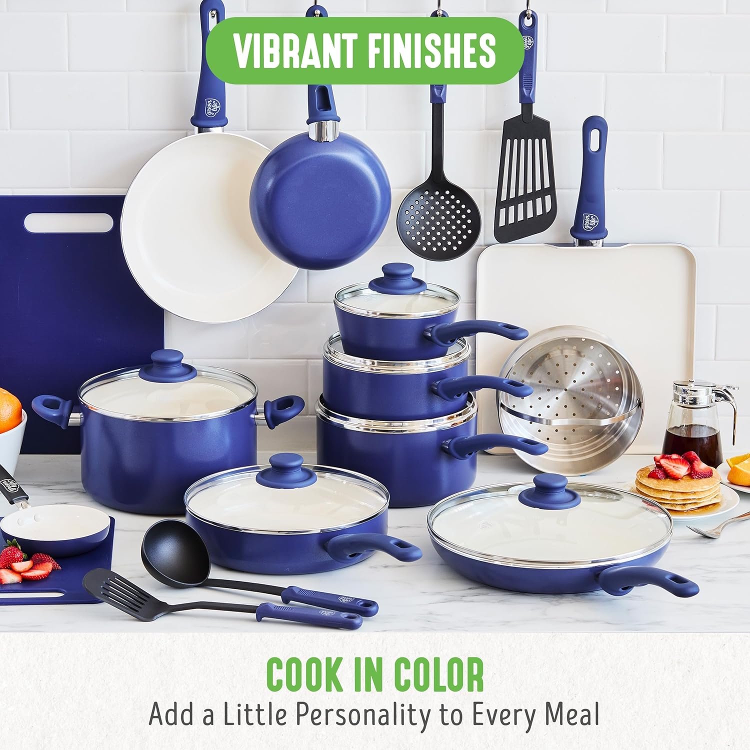 GreenLife Soft Grip - Juego de 23 utensilios.10