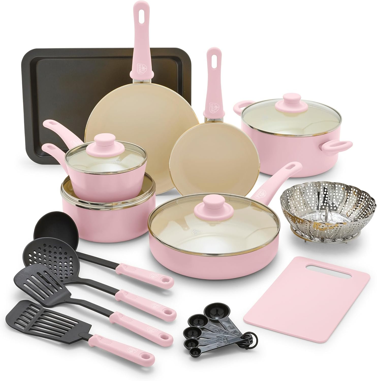 GreenLife Soft Grip - Juego de 23 utensilios.17