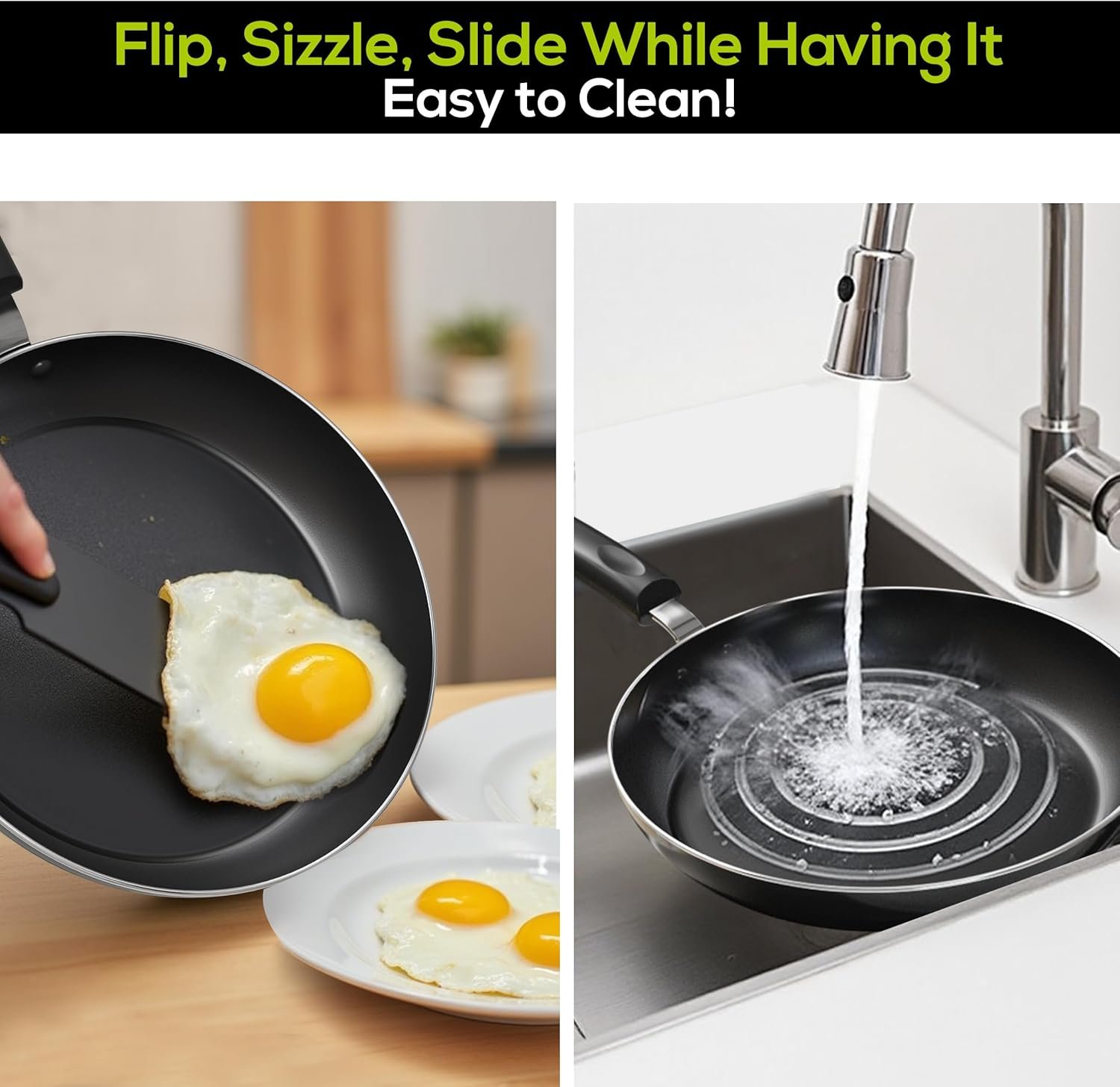 Utopia Kitchen Juego de sartenes antiadherentes.5