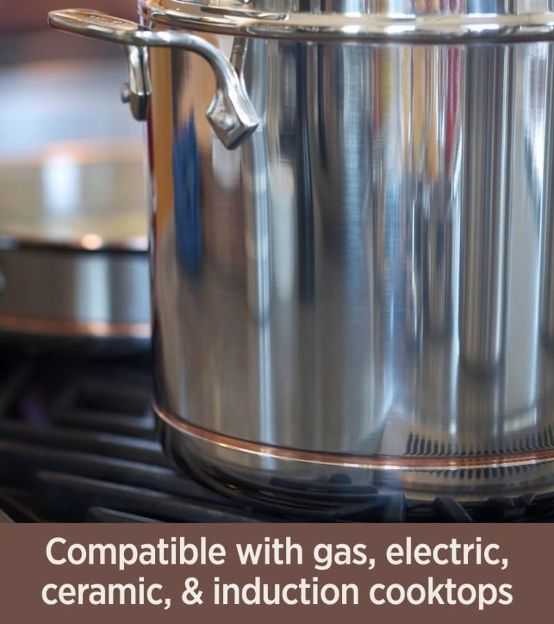 All-Clad - Juego de ollas de núcleo de cobre, 7 piezas.4