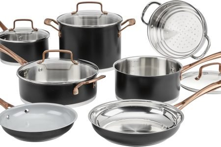 Cuisinart Juego de utensilios de cocina Elegance negro mate de 11 piezas