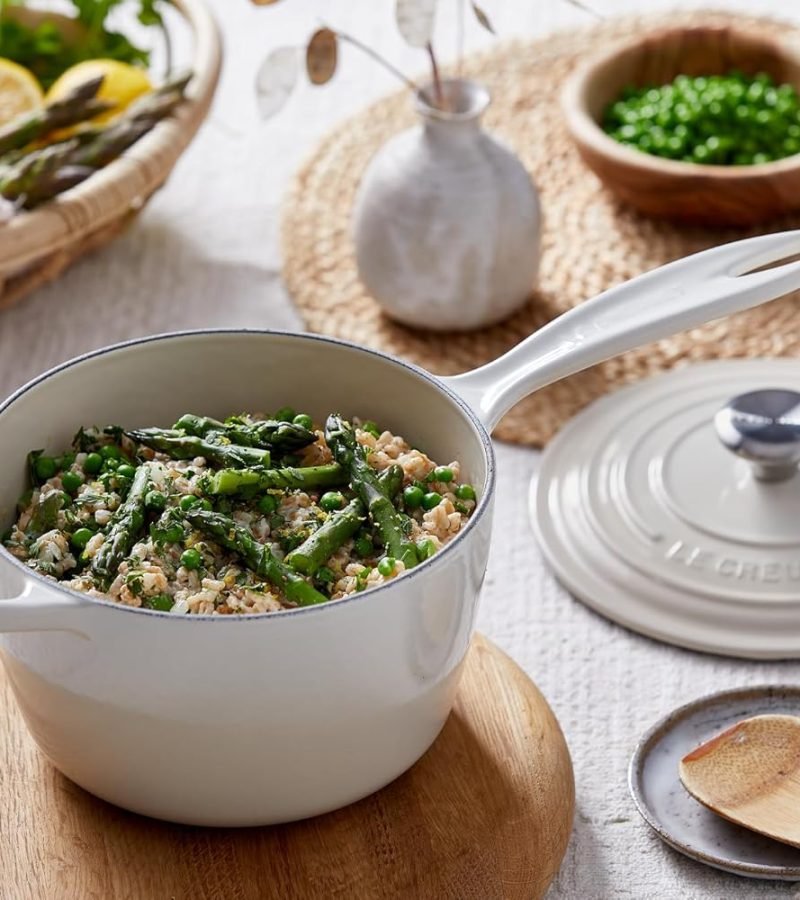 Le Creuset Juego de utensilios de cocina de hierro fundido esmaltado, 5 piezas, Artichaut.2