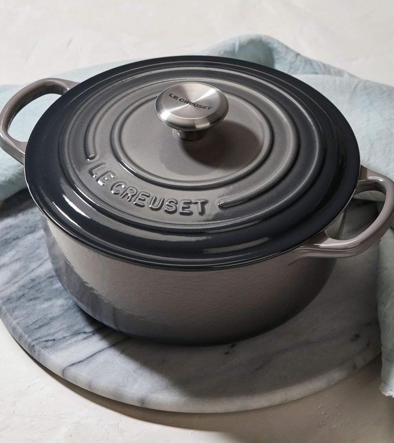 Le Creuset Signature - Juego de utensilios de cocina de hierro fundido, 9 piezas (Oyster).1