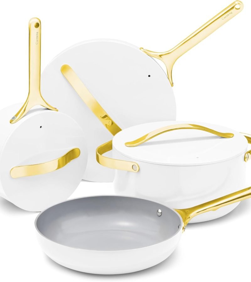 caraway blanco y dorado