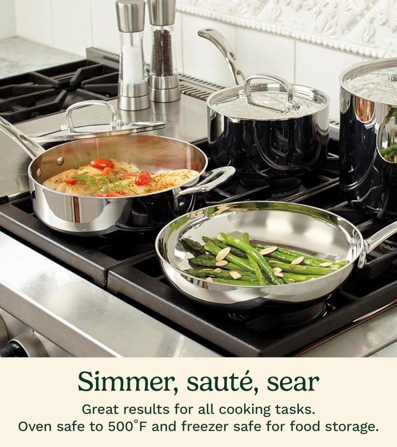 colección de utensilios de cocina Cuisinart French Classic de acero inoxidable.1